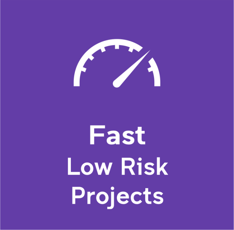 Fast Low Risk Projects