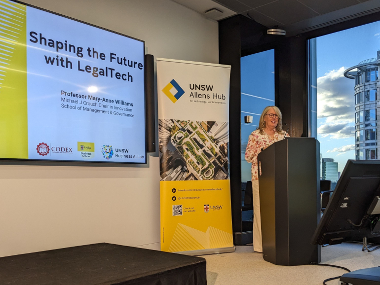 LegalTech Venture Day - Mary-Anne Williams